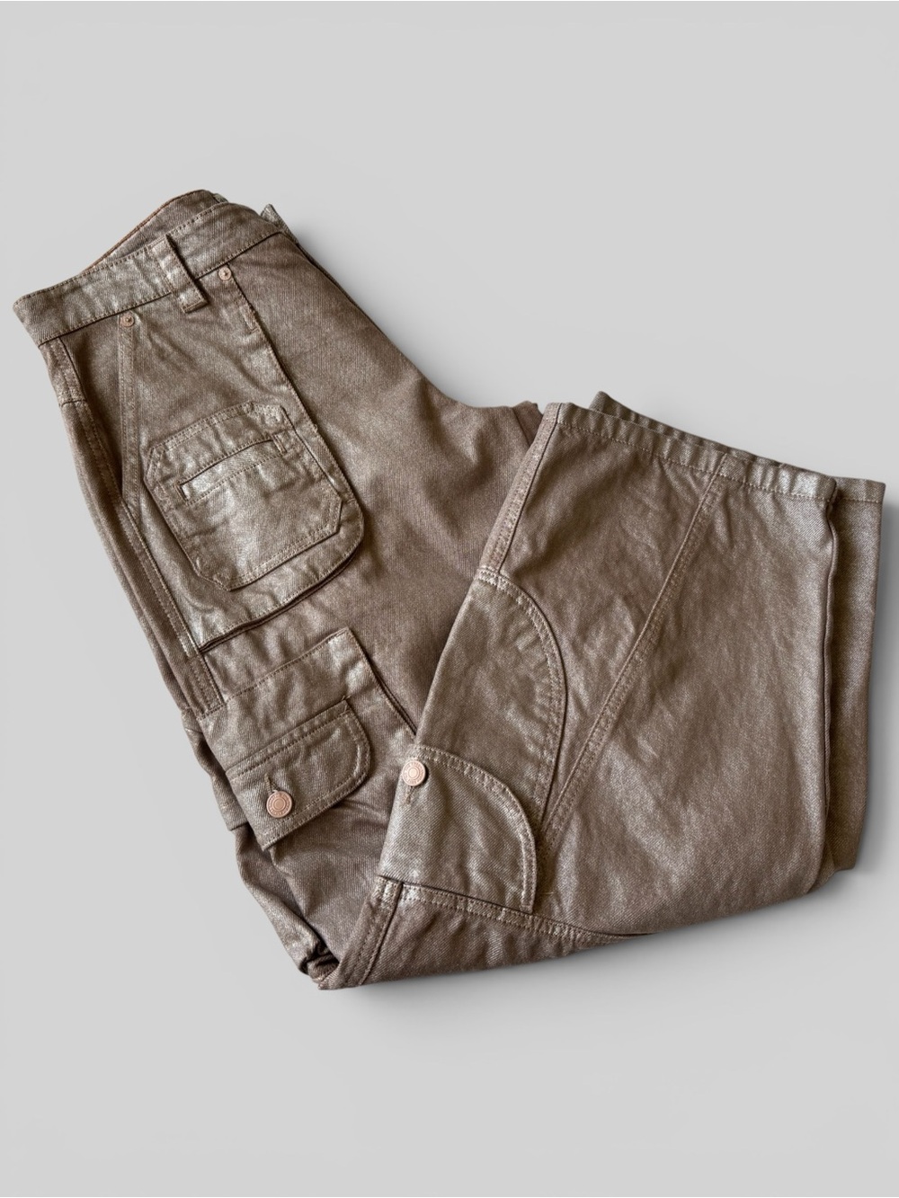 Free People Metallic Cargo Barrel
Jeans - Picture 10 of 10